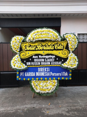 Papan Bunga Duka di Rantau Utara